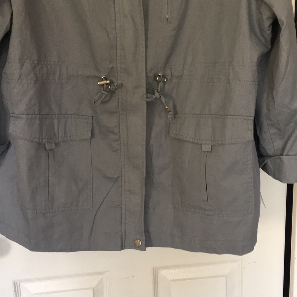 Drawstring-waist Utility jacket - Picture 6 of 8